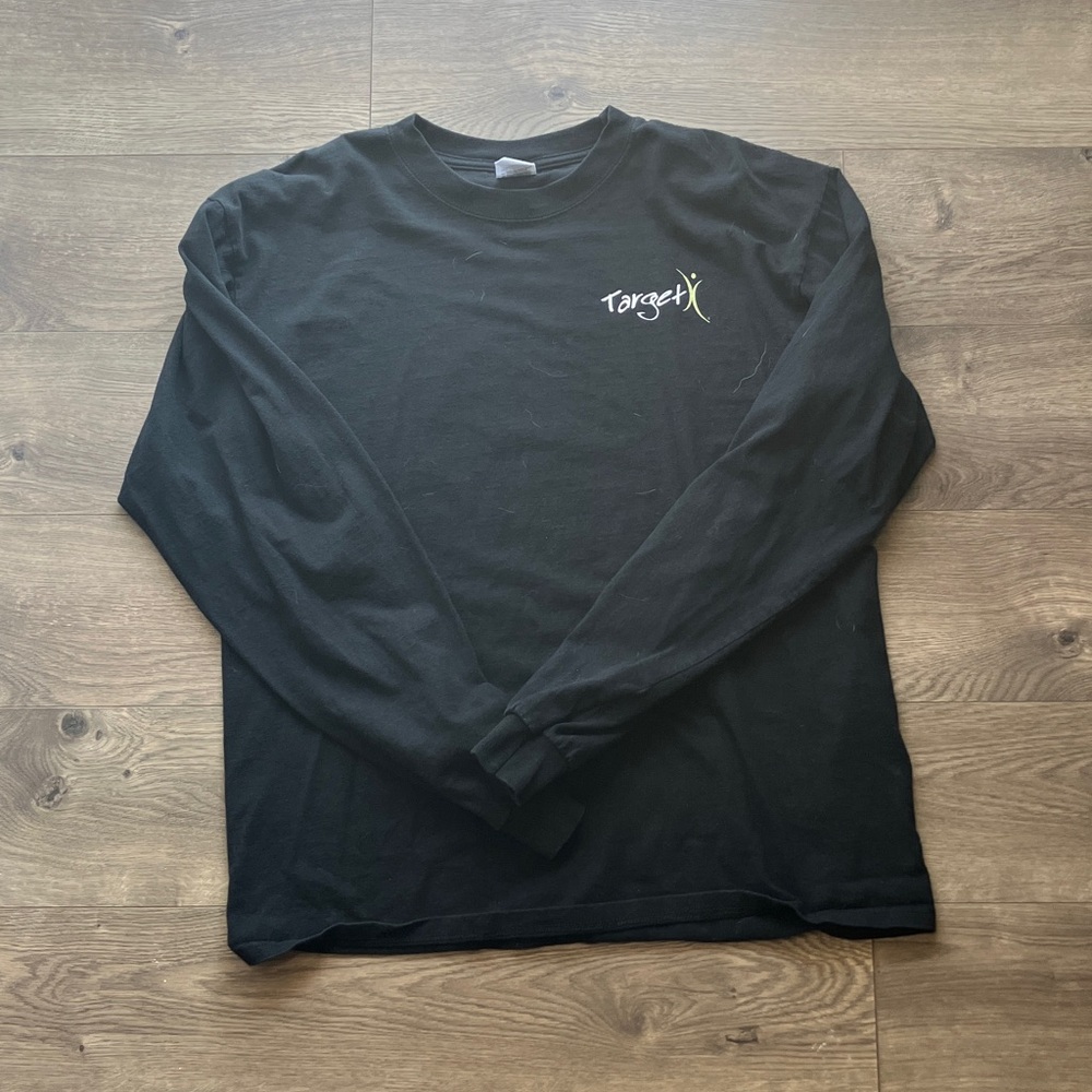 Target Black Long Sleeve Men's Tee